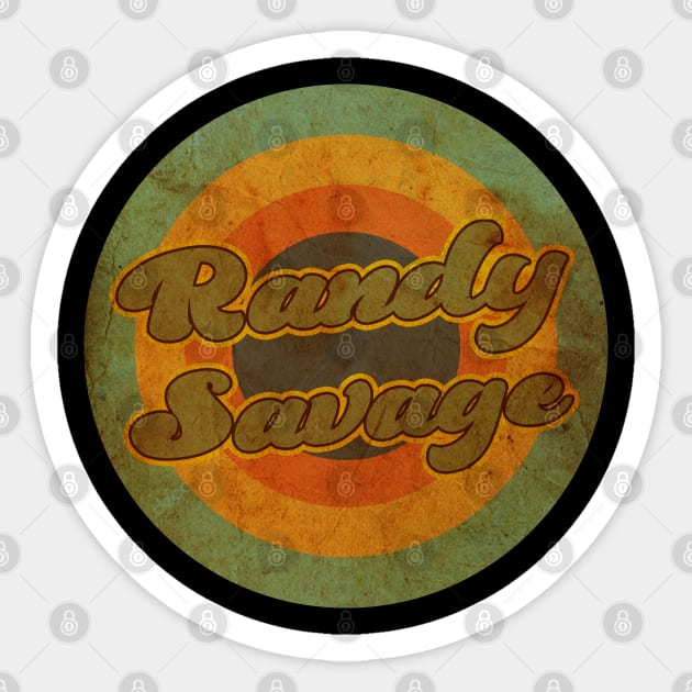 randy savage Sticker by sungchengjie_art